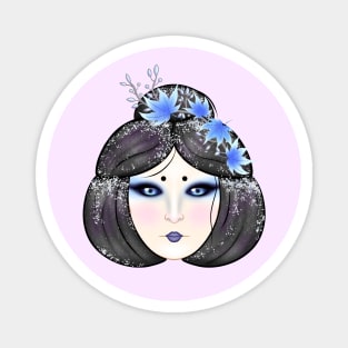 Yokai Ladies - Yuki Onna (pastel) Magnet